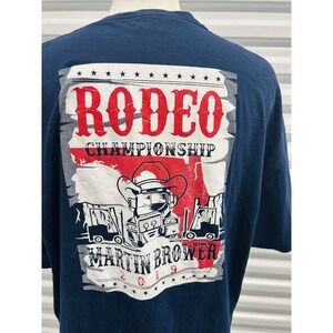 RODEO 2019 Bull Riding Big Rig Martin Brower Vagas Black 3XL